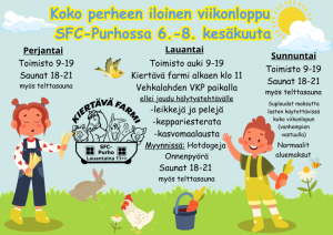 Koko perheen viikonloppu 2025